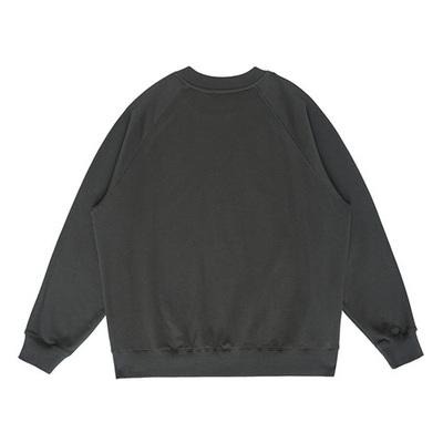 50% Polyester Long Sleeve Sweatshirts With French Terry
