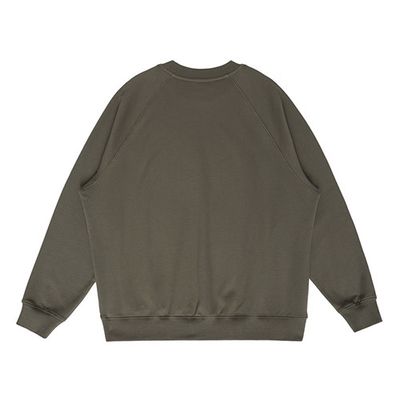 50% Polyester Long Sleeve Sweatshirts With French Terry