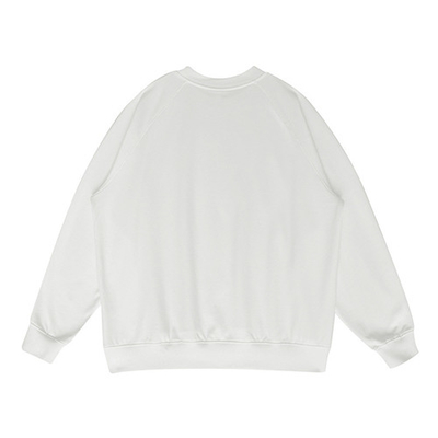 50% Polyester Long Sleeve Sweatshirts With French Terry