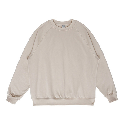 50% Polyester Long Sleeve Sweatshirts With French Terry