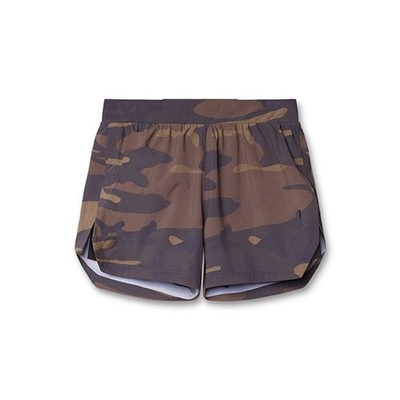 European and American men's casual double -layer shorts in summer sports fitness running