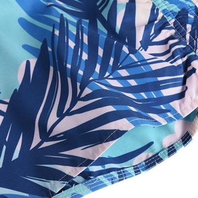 Summer Beach Print Polyester Shorts Quick Dry For Men Shipping By Sea