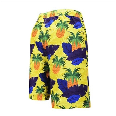 New Summer Beach Pants Men'S Loose Yellow Shorts Youth Thin Model