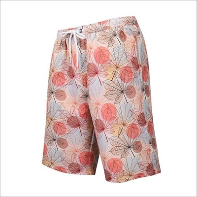 Summer Beach Polyester Pants Youth Slim Loose Sports Casual Shorts Male