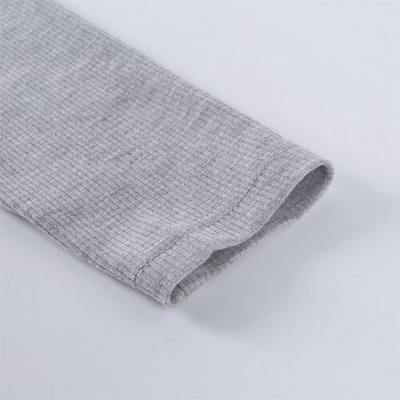 OEM Autumn  New Slim Solid Sympotic cotton v-neck Long -sleeved Top