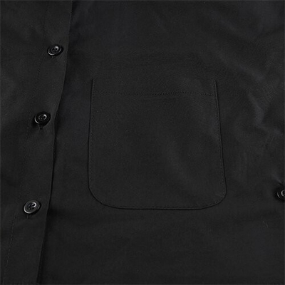 OEM manufactory Fashionable personality street solid color loose casual buttons, lapel sleeveless short shirt tops