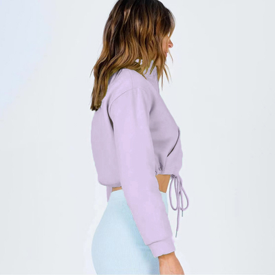 50% Cotton 50% Polyester Long Sleeve Sweatshirts French Terry Zip Up Hoodie