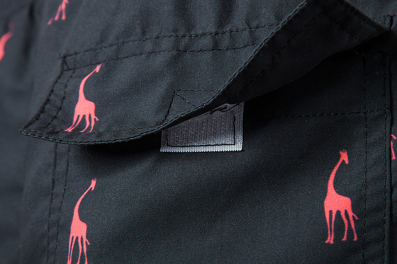 Bermuda Drawstring Beach Surf Shorts Printed Giraffe Graphic Sleep Pajama Shorts