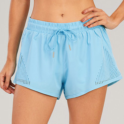 Summer women's  Exercise Shorts Youth Double-layer  Fitness Quick Dry  Pants