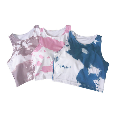 Quick Dry Tie Dye Ladies Sports Bras Women Sports Bras And Shorts