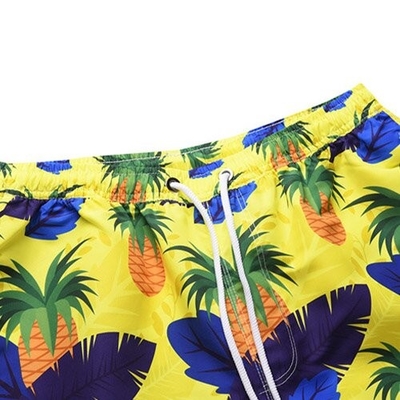 New Summer Beach Pants Men'S Loose Yellow Shorts Youth Thin Model