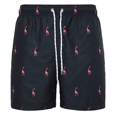 Bermuda Drawstring Beach Surf Shorts Printed Giraffe Graphic Sleep Pajama Shorts