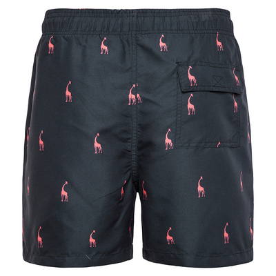 Bermuda Drawstring Beach Surf Shorts Printed Giraffe Graphic Sleep Pajama Shorts