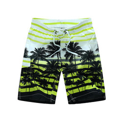 Plus Size Knitted Beach Surf Shorts Hawaiian Style Male Swimming Wear