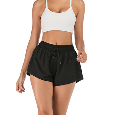 Summer women's  Exercise Shorts Youth Double-layer  Fitness Quick Dry  Pants