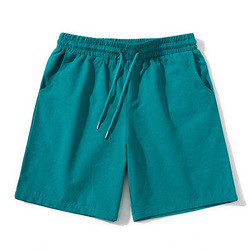 Adults Basic Editions Men's Elastic Waistband Shorts Soft 100% Cotton Swim Shorts