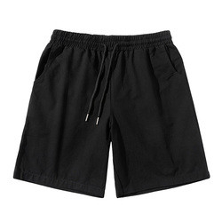Adults Basic Editions Men's Elastic Waistband Shorts Soft 100% Cotton Swim Shorts