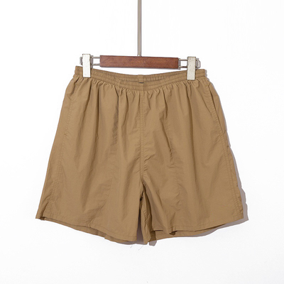 100 Percent Cotton Beach Surf Shorts OEM LOGO Elastic Waist Gym Shorts