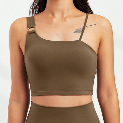 European American Spring Sexy Back Sports Bra Nylon Spandex Nude Workout Clothes